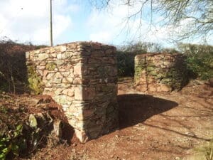 Gate post After